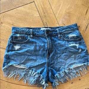 Denim Distressed Women's Shorts